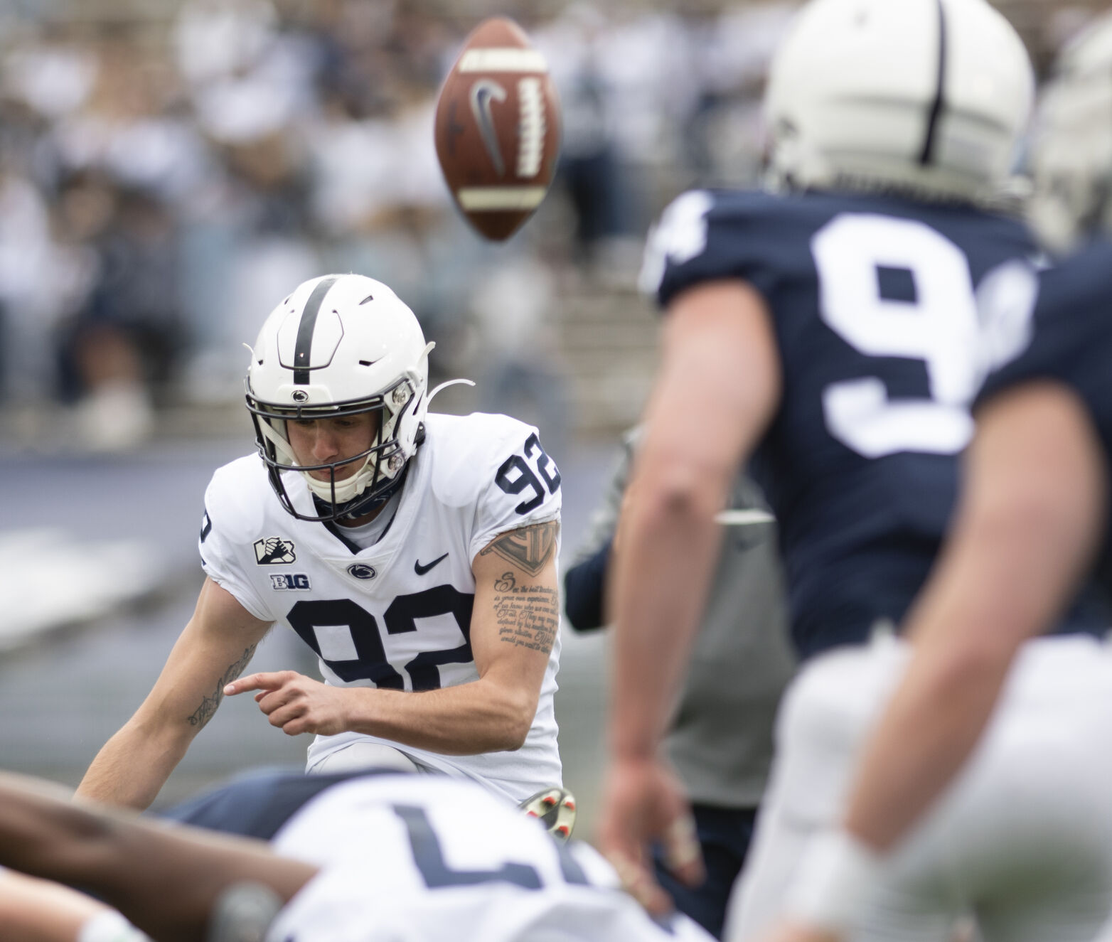 Penn State football spring practice, Pinegar (92)